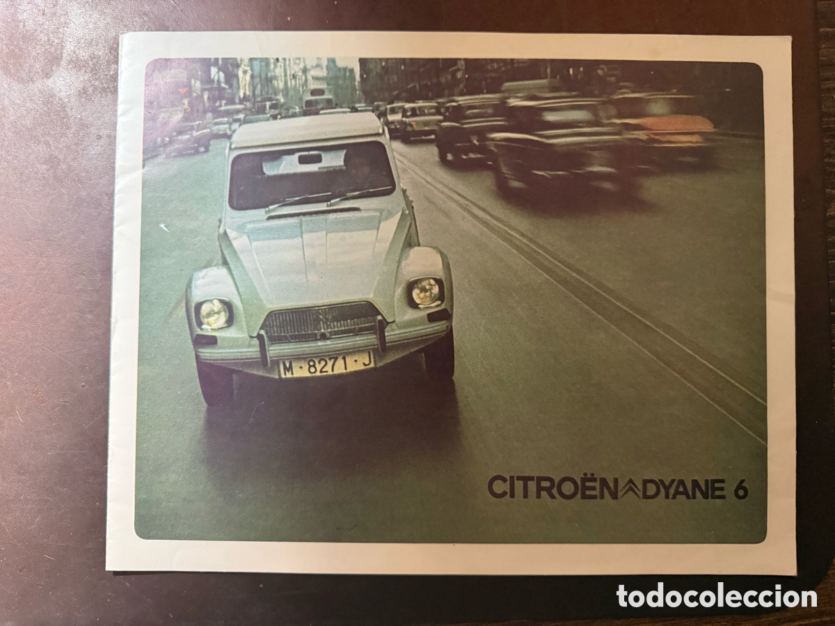 Coches y motocicletas: CATALOGO CITROEN DYANE 6