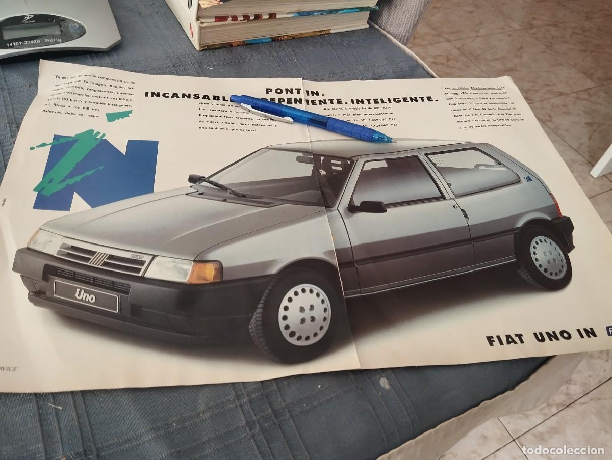 Coches y motocicletas: COCHE FIAT UNO IN ANUNCIO PUBLICIDAD REVISTA 1992
