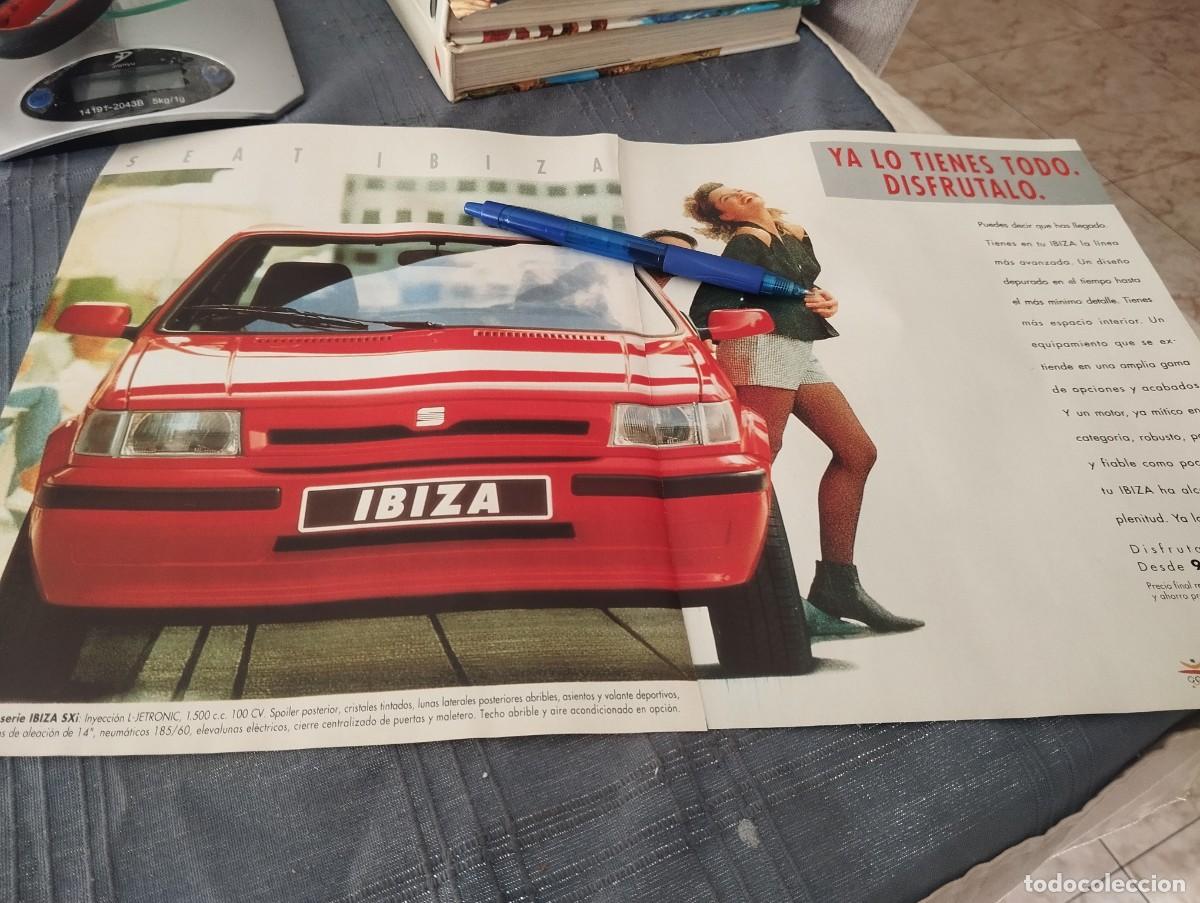 Coches y motocicletas: COCHE SEAT IBIZA SXi ANUNCIO PUBLICIDAD REVISTA 1991