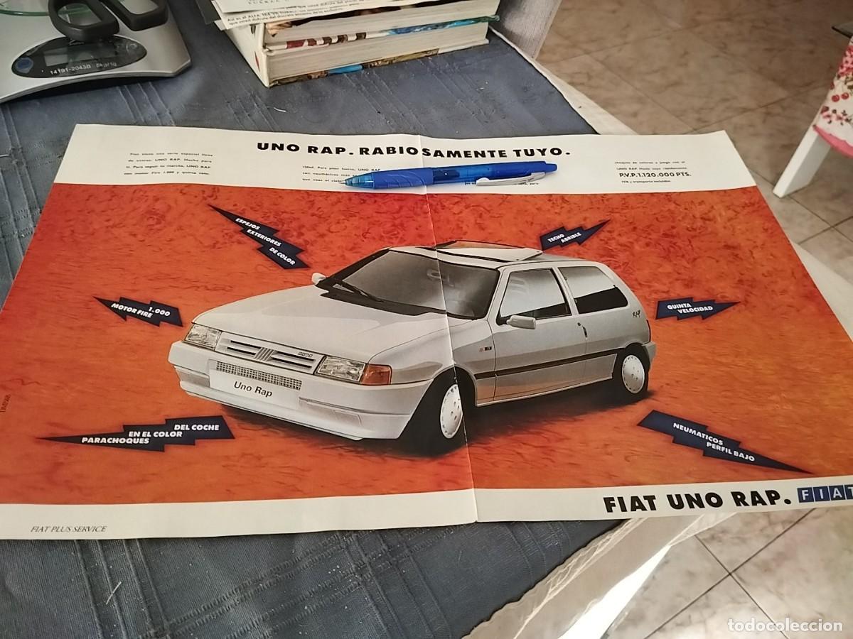 Coches y motocicletas: COCHE FIAT UNO RAP ANUNCIO PUBLICIDAD REVISTA 1991 BONITO PARA ENMARCAR