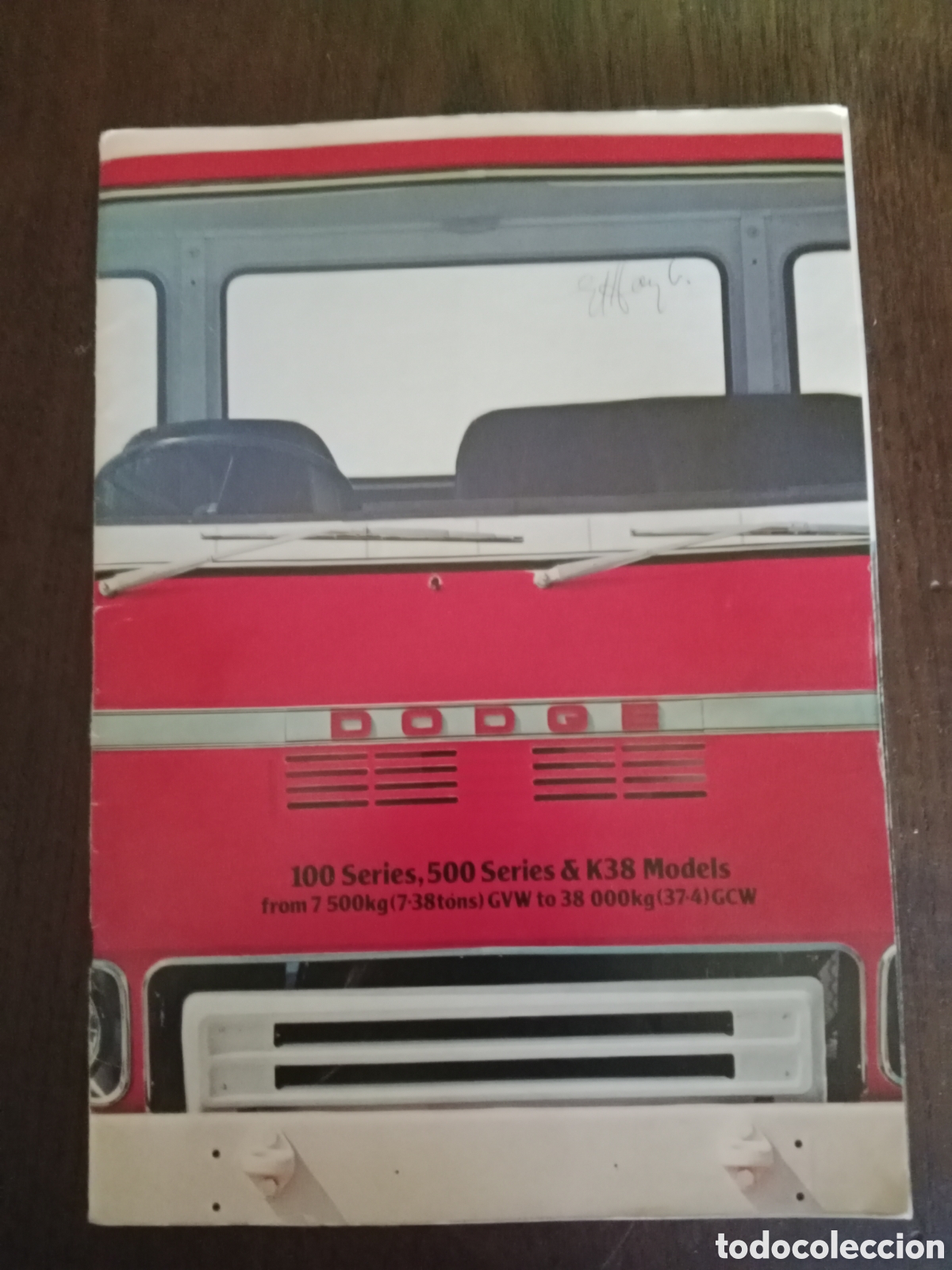 Coches y motocicletas: Cat&aacute;logo cami&oacute;n Dodge 100 500 K38