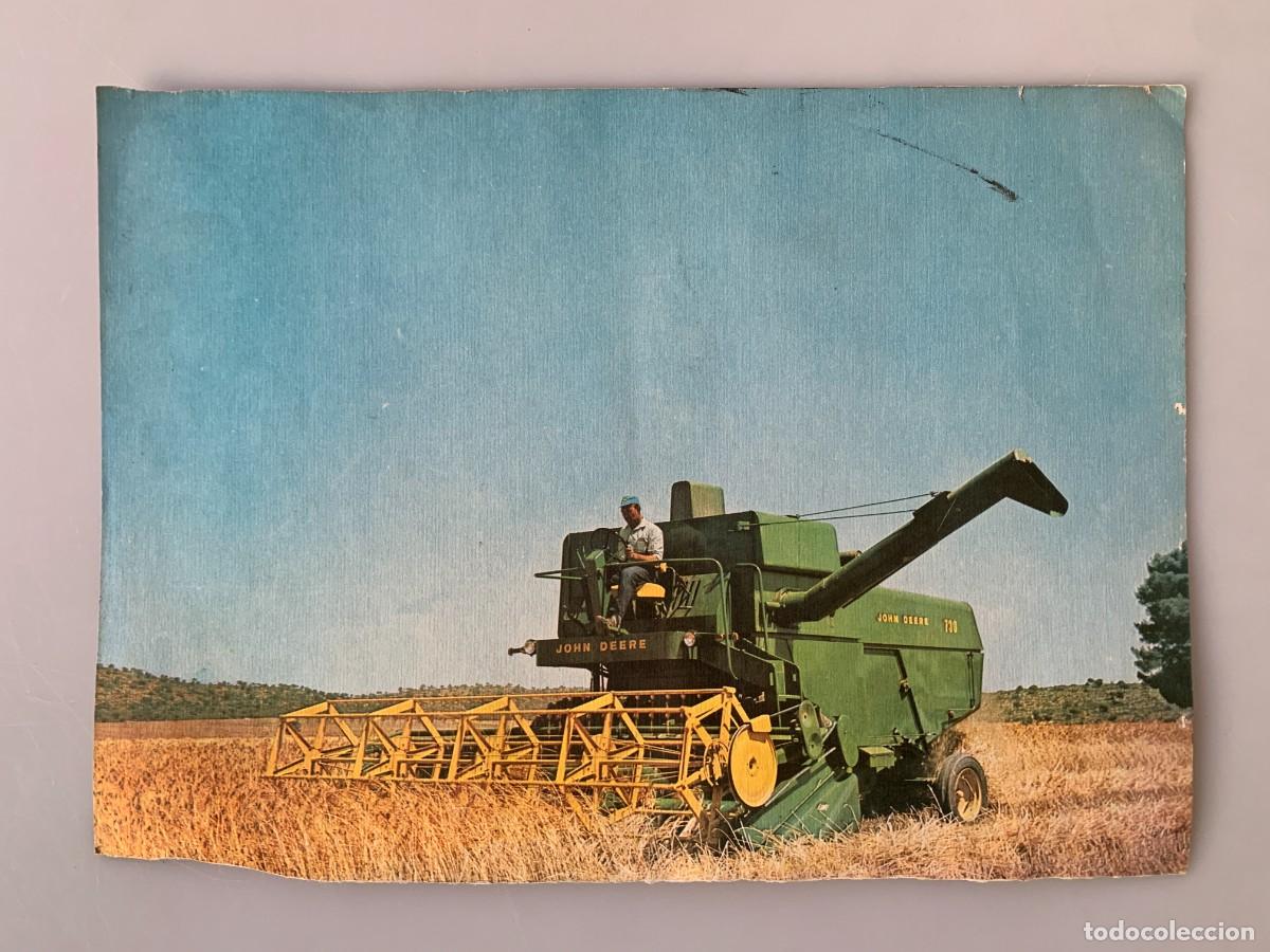 Coches y motocicletas: Lamina John Deere Cosechadora Serie 900 Maquinaria Agricola Vintage 60s