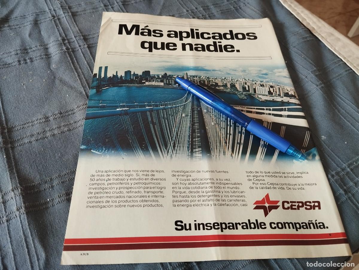 Coches y motocicletas: CEPSA ANUNCIO PUBLICIDAD REVISTA
