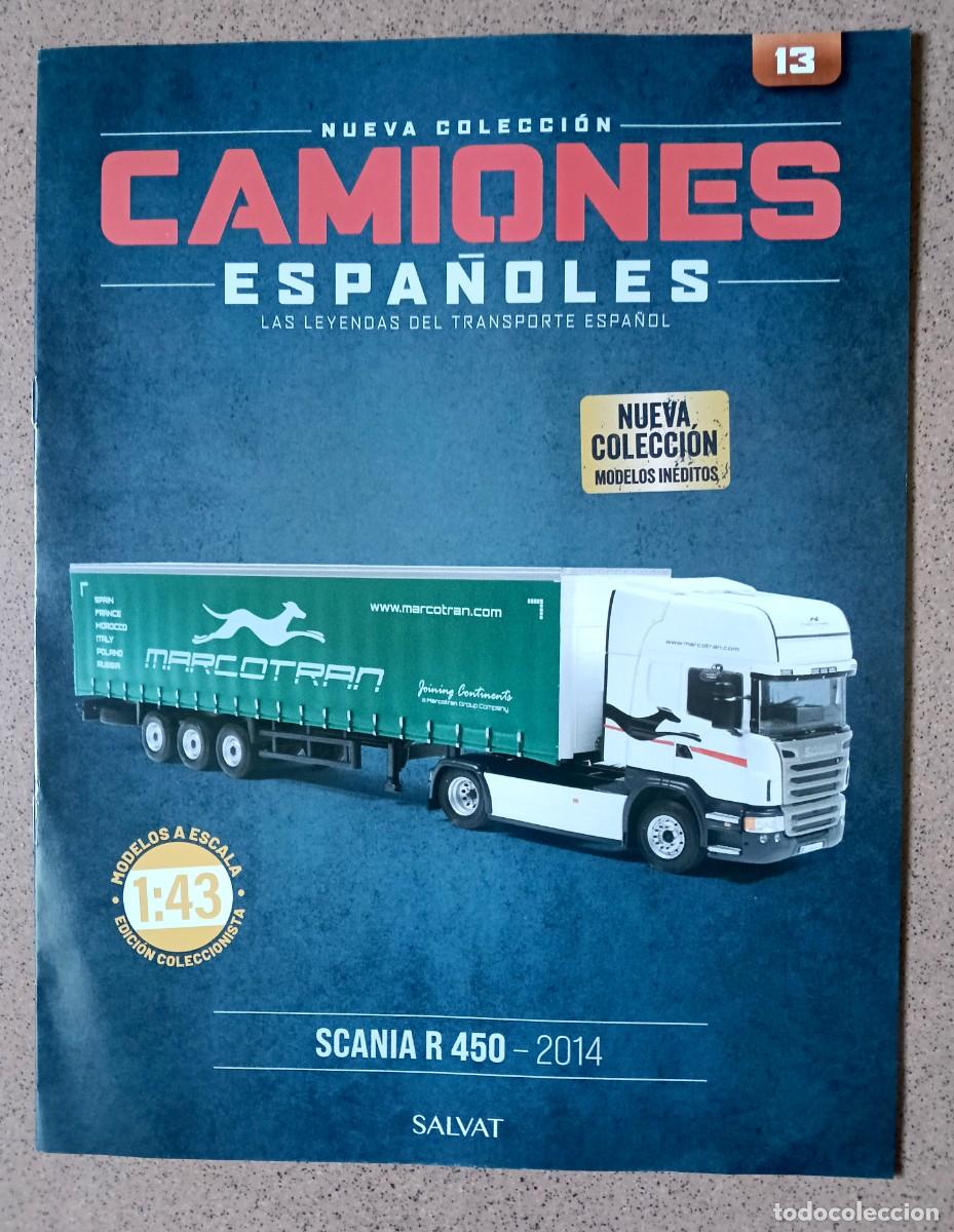 Coches y motocicletas: Fasc&iacute;culo 13 SCANIA R 450 (2014) Colecci&oacute;n Camiones Espa&ntilde;oles Salvat Nuevo