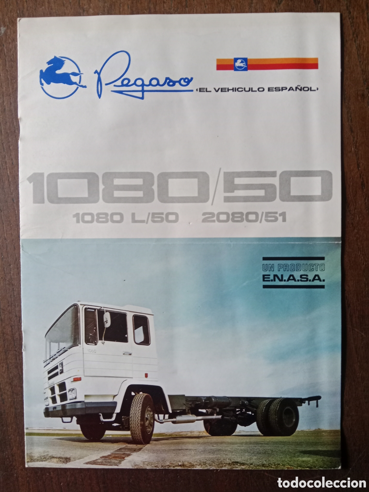 Coches y motocicletas: Cat&aacute;logo cami&oacute;n Pegaso 1080 /50 de 1975