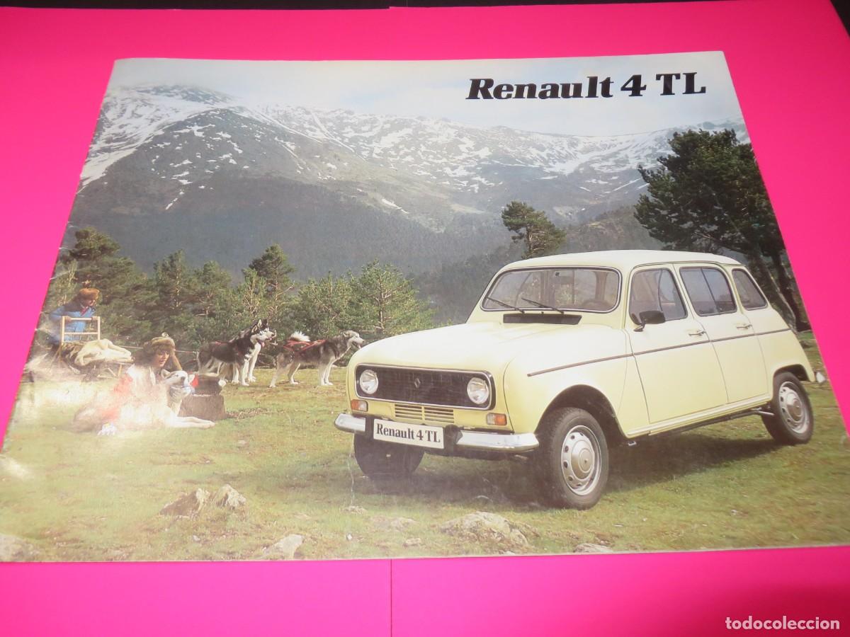 Coches y motocicletas: CAT&Aacute;LOGO 10 P&Aacute;GINAS RENAULT 4 TL