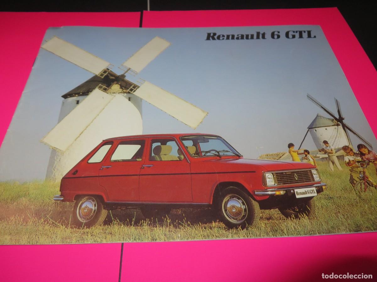 Coches y motocicletas: CAT&Aacute;LOGO 10 P&Aacute;GINAS RENAULT 6 GTL