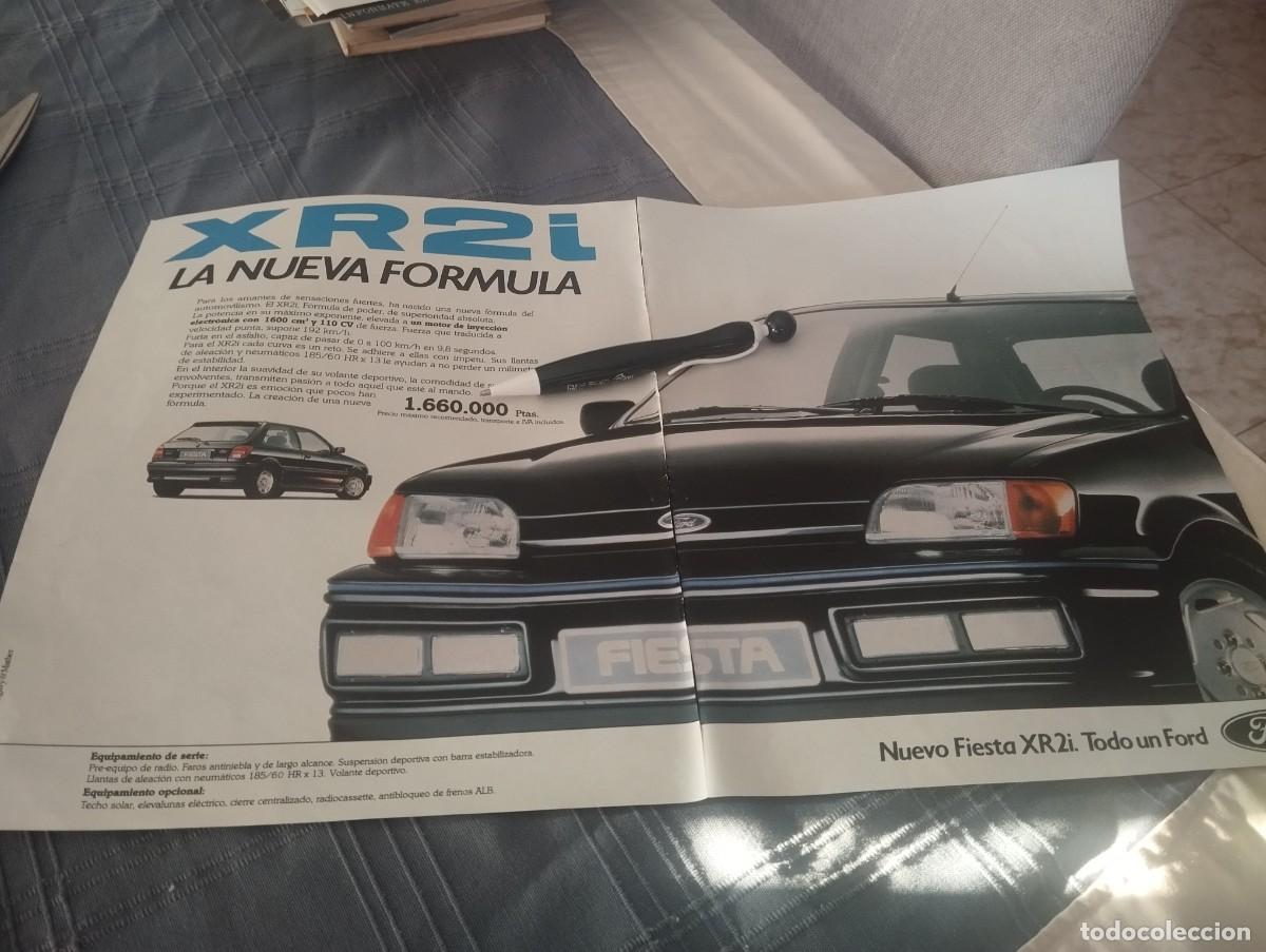 Coches y motocicletas: FORD FIESTA XR2 ANUNCIO PUBLICIDAD REVISTA 1989 BONITO PARA ENMARCAR