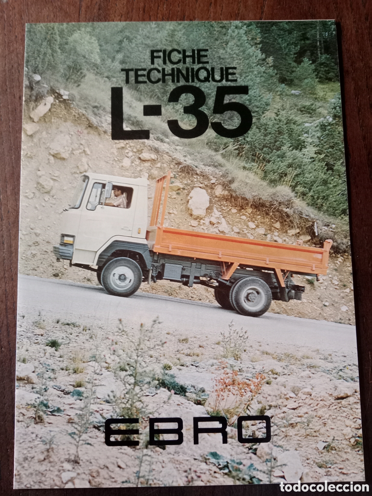 Coches y motocicletas: Cat&aacute;logo cami&oacute;n Ebro L 35 motor ib&eacute;rica