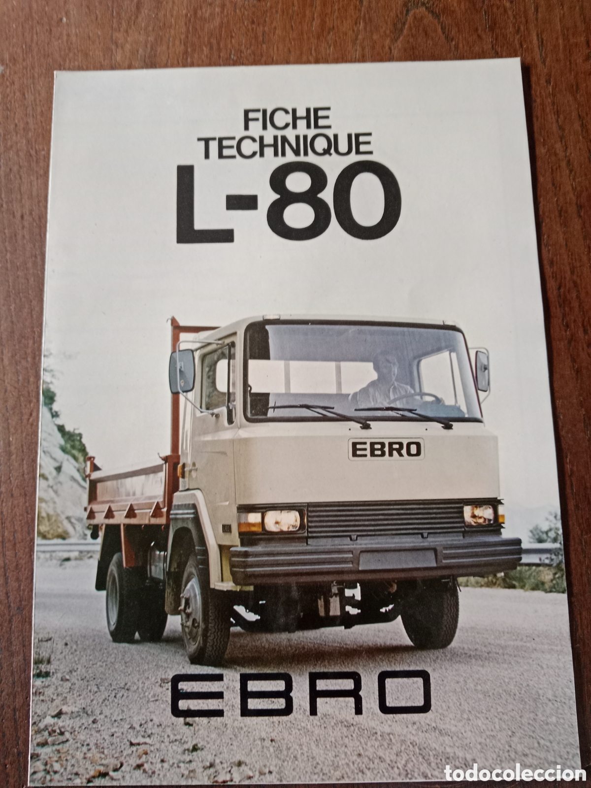 Coches y motocicletas: Cat&aacute;logo cami&oacute;n Ebro L 80 motor ib&eacute;rica
