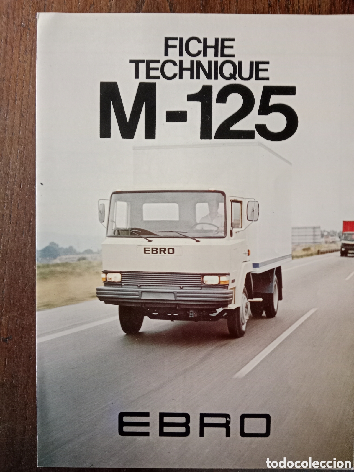 Coches y motocicletas: Cat&aacute;logo cami&oacute;n Ebro M 125 motor ib&eacute;rica