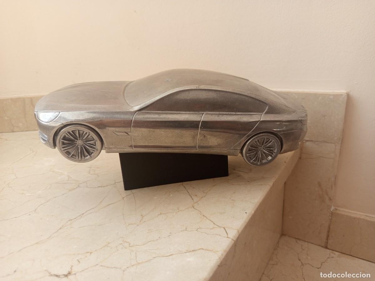 Coches y motocicletas: MAQUETA ESCULTURA ALUMINIO FUNDIDO - COCHE ORIGINAL MARCA BMW CONCEPT CS - AUTOMOVIL