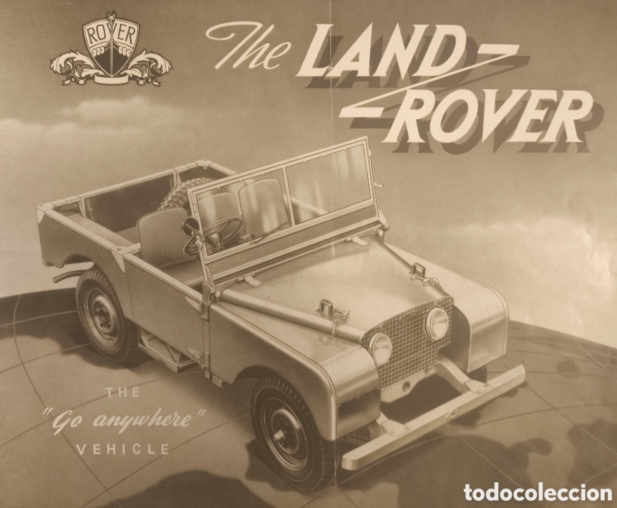 Coches y motocicletas: AUTOMOBILIA LAND ROVER JEEP CAT&Aacute;LOGO DISTRIBUIDOR ROMAGOSA C. 1965