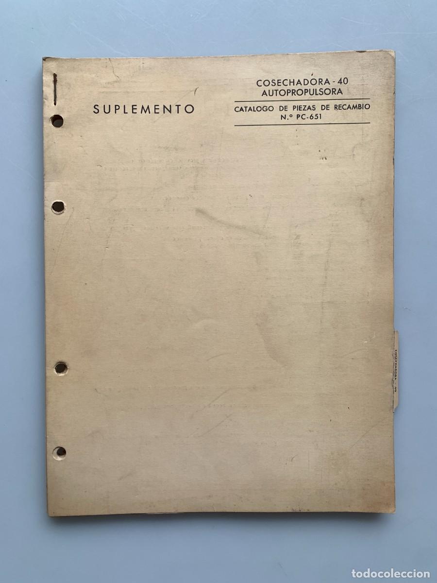 Coches y motocicletas: John Deere Lanz Catalogo Cosechadora Autopropulsada 40 Maquinaria Agricola Vintage 60s