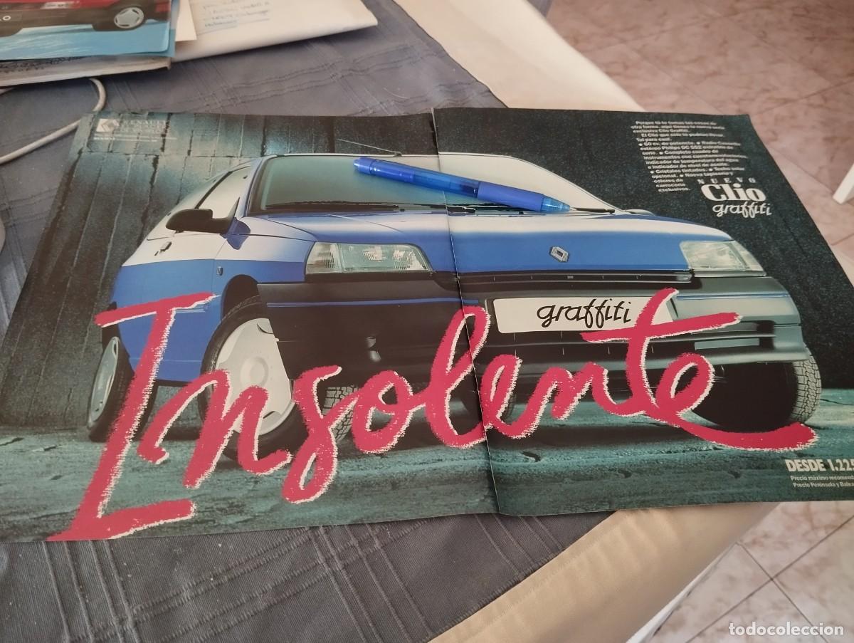 Cars and Motorcycles: COCHE RENAULT CLIO GRAFFITI ANUNCIO PUBLICIDAD REVISTA 1992