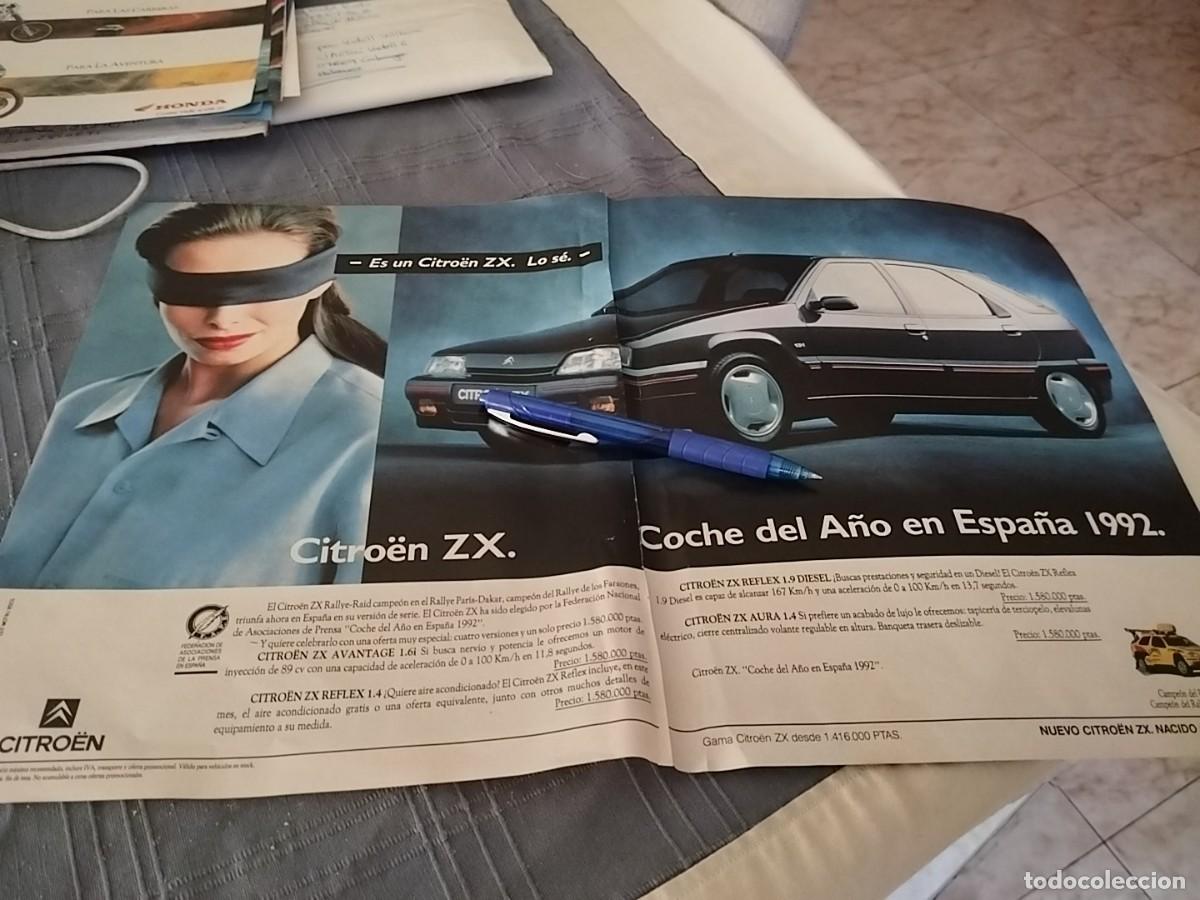 Coches y motocicletas: COCHE CITROEN ZX ANUNCIO PUBLICIDAD REVISTA 1992