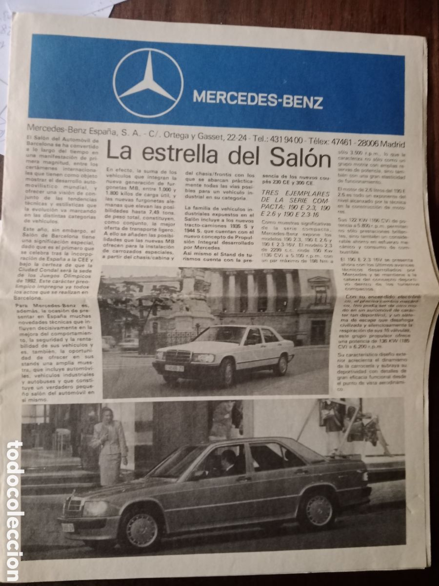 Coches y motocicletas: Periodico autom&oacute;vil cami&oacute;n mercedes Benz Espa&ntilde;a