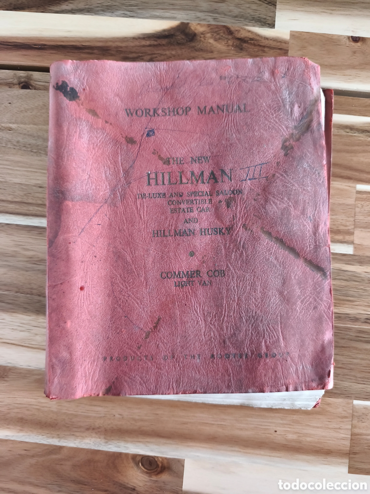 Coches y motocicletas: Manual Taller Hillman Husky Commer Cob