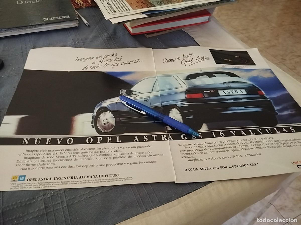 Coches y motocicletas: COCHE OPEL ASTRA GSI 16V ANUNCIO PUBLICIDAD REVISTA 1992 BONITO PARA ENMARCAR