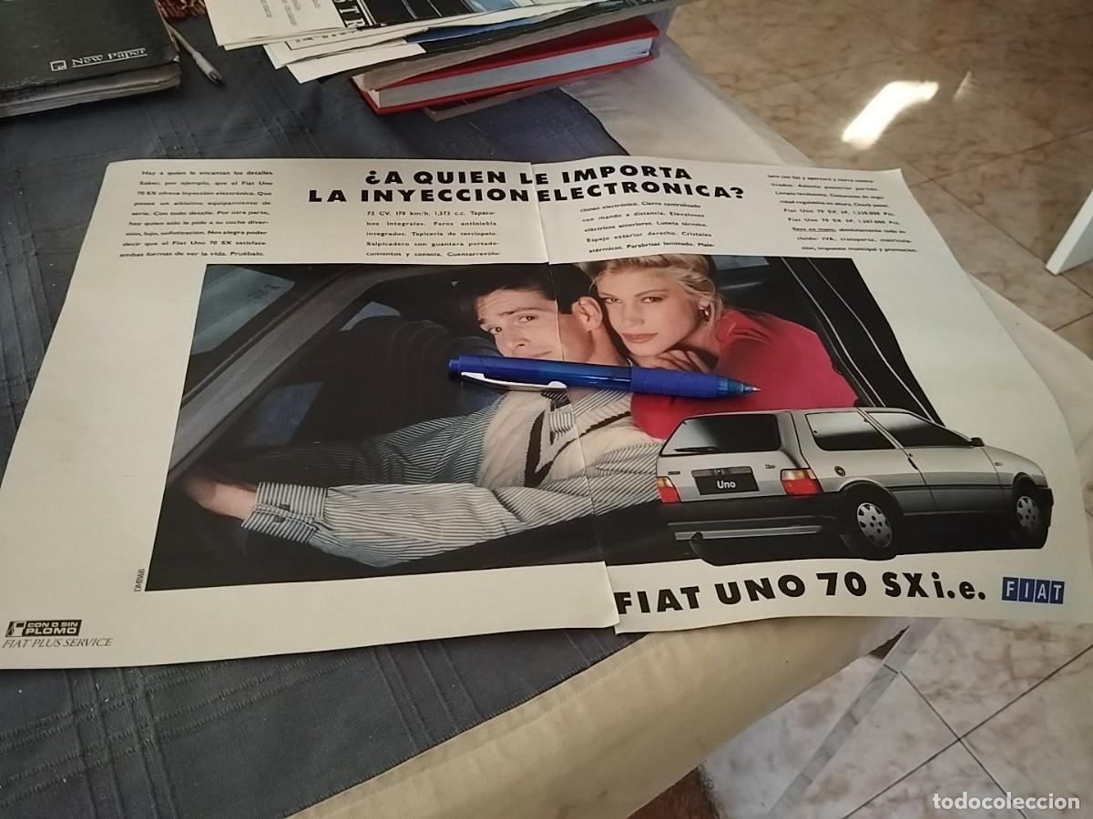 Coches y motocicletas: COCHE FIAT UNO 70 SX ANUNCIO PUBLICIDAD REVISTA 1992 BONITO PARA ENMARCAR