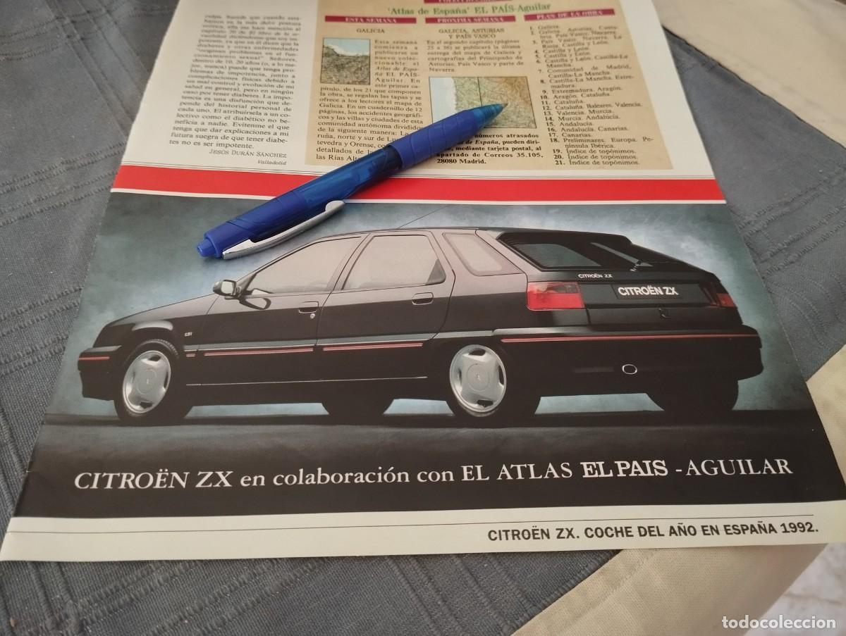 Coches y motocicletas: COCHE CITROEN ZX ANUNCIO PUBLICIDAD REVISTA 1992 BONITO PARA ENMARCAR
