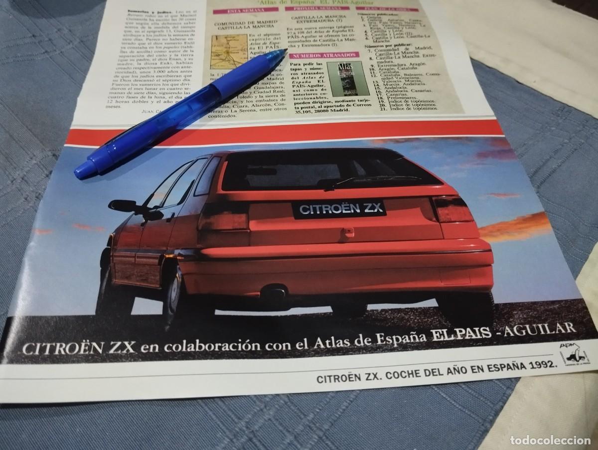 Coches y motocicletas: COCHE CITROEN ZX ANUNCIO PUBLICIDAD REVISTA 1992 BONITO PARA ENMARCAR