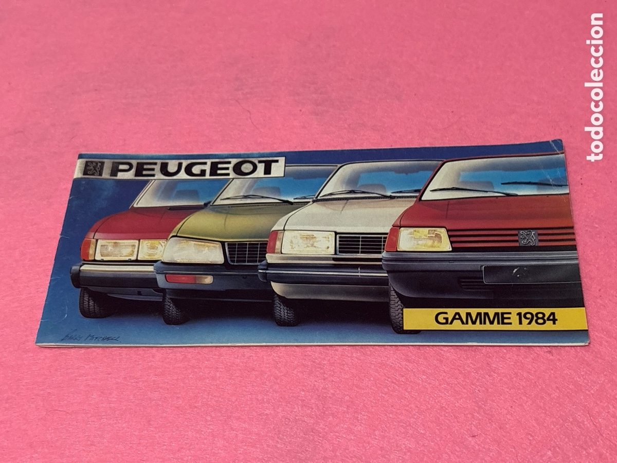 Coches y motocicletas: Cat&aacute;logo Peugeot gama 1984 (A8)