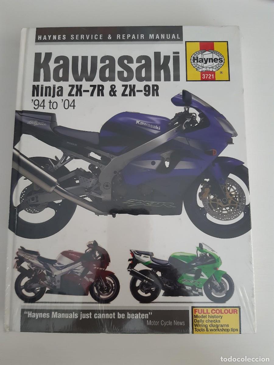 Coches y motocicletas: KAWASAKI NINJA ZX-7R ZX-9R LIBRO TALLER EN INGLES