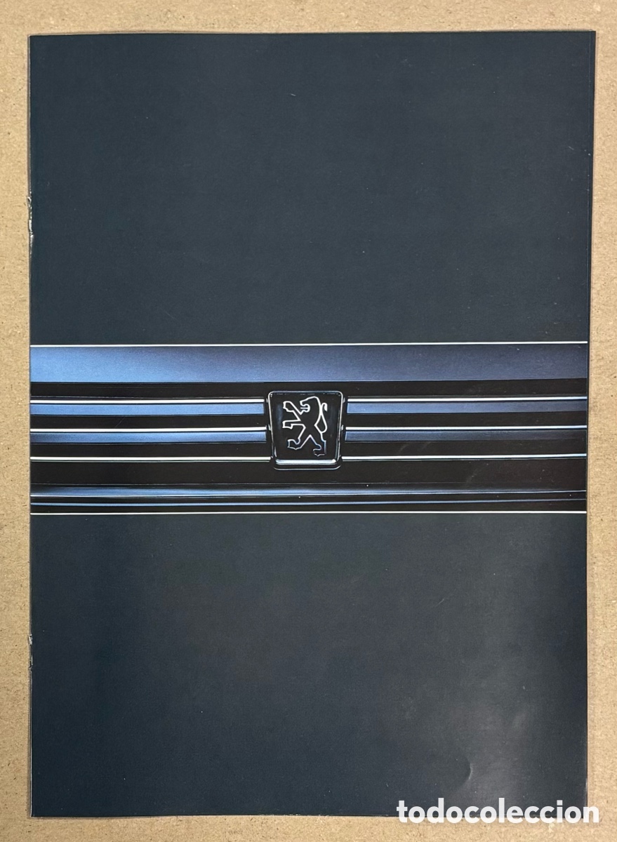 Coches y motocicletas: PEUGUEOT 605. CAT&Aacute;LOGO PUBLICITARIO DE FINALES DE LOS A&Ntilde;OS 80.