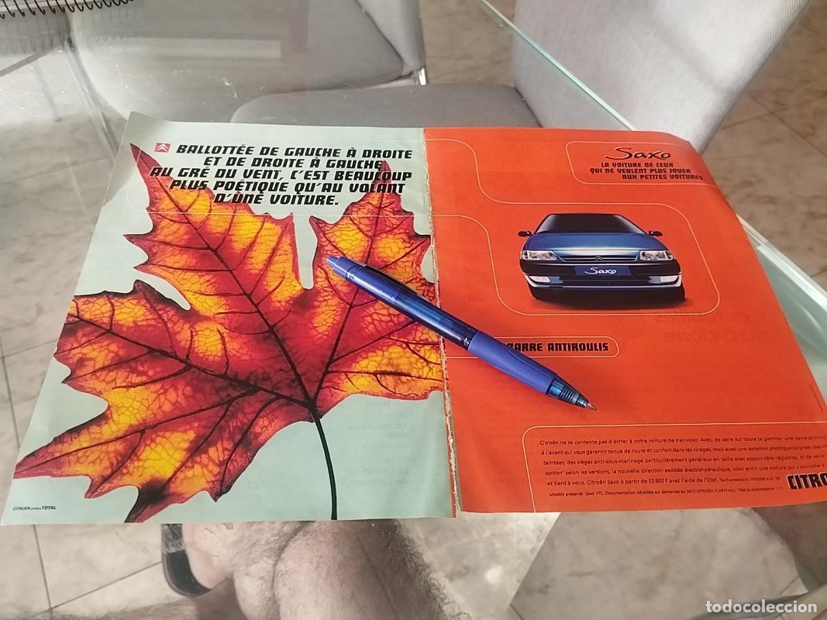 Coches y motocicletas: COCHE CITROEN SAXO ANUNCIO PUBLICIDAD REVISTA EN PORTUGU&Eacute;S 1996