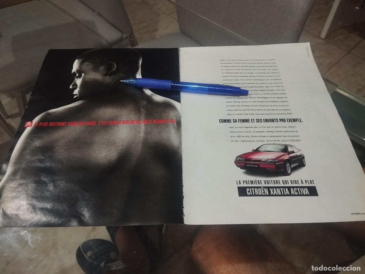 Coches y motocicletas: CITROEN XANTIA ACTIVA ANUNCIO PUBLICIDAD REVISTA FRANCESA 1995