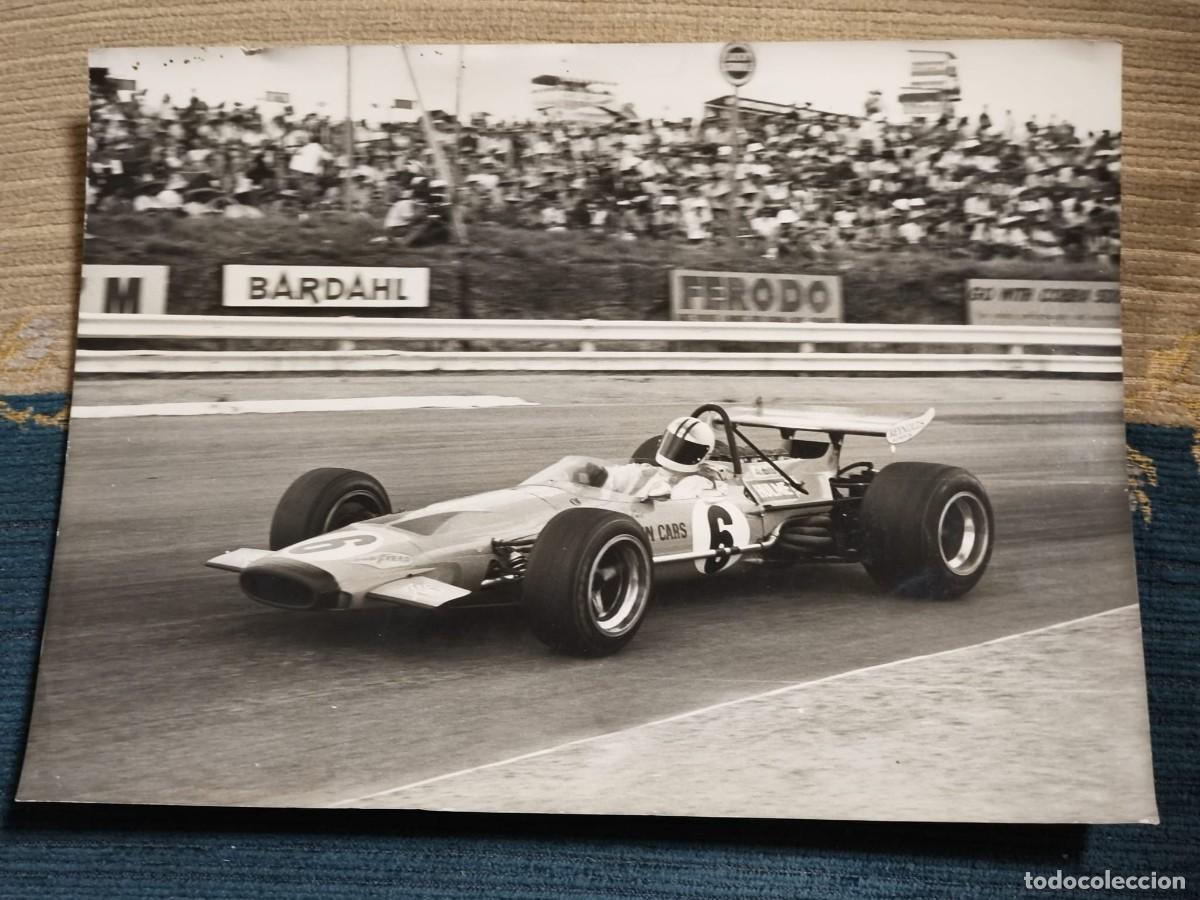 Coches y motocicletas: Fotograf&iacute;a original MCLaren M7c F&oacute;rmula 1. A&ntilde;os 60 15x20cm