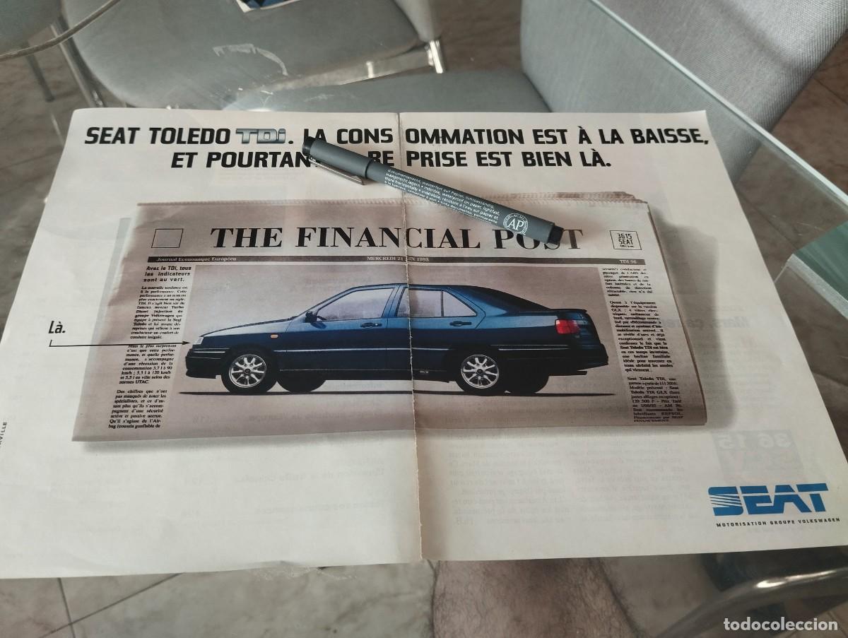 Coches y motocicletas: COCHE SEAT TOLEDO TDi ANUNCIO PUBLICIDAD REVISTA FRANCESA 1995