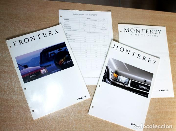 Coches y motocicletas: Cat&aacute;logos de Opel Frontera y Monterey