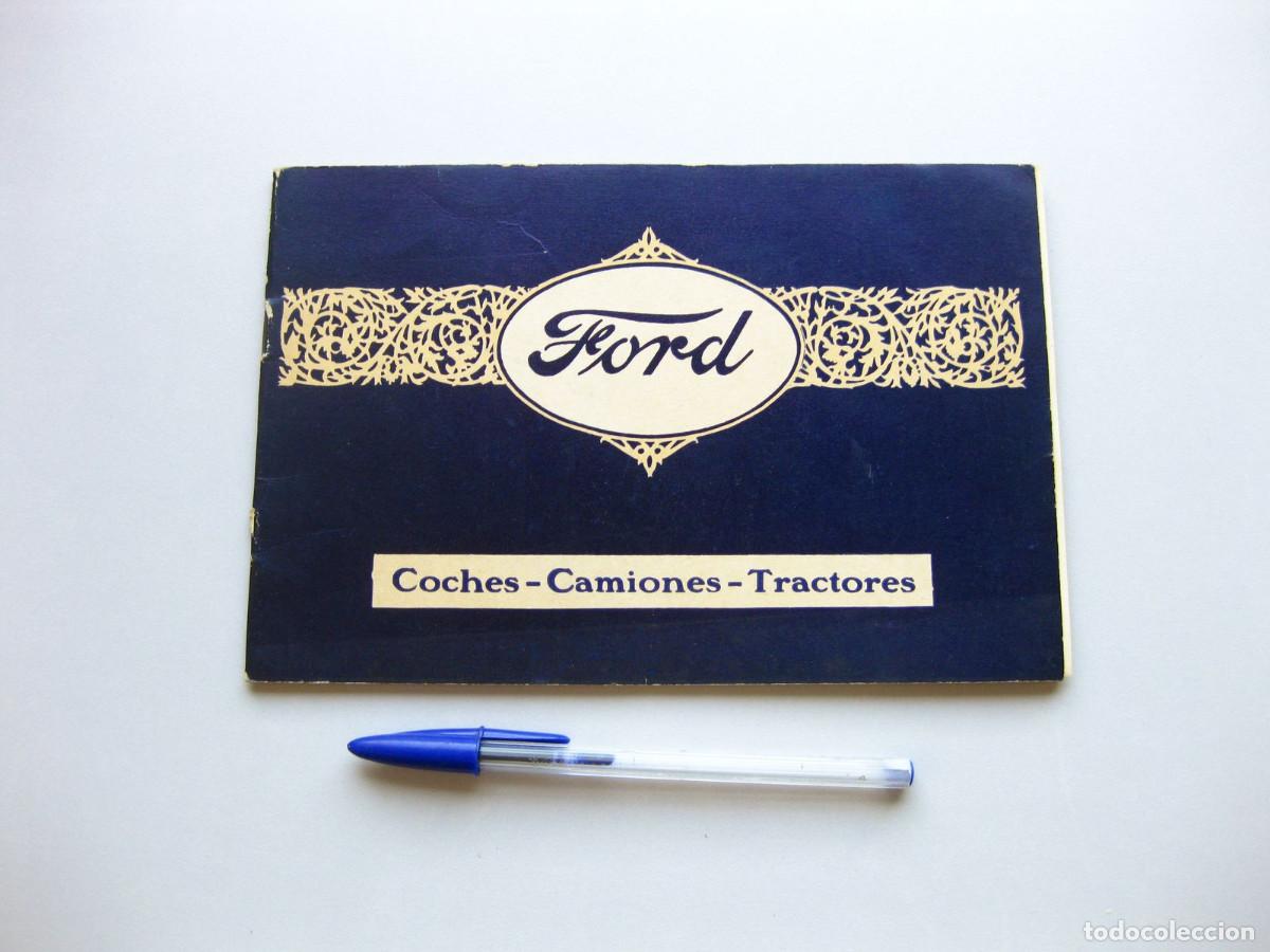 Coches y motocicletas: Cat&aacute;logo de autom&oacute;viles Ford modelo T y tractores Fordson.