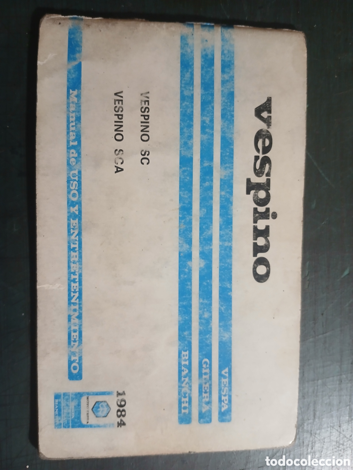 Coches y motocicletas: Manual Vespino SC/SCA 1984