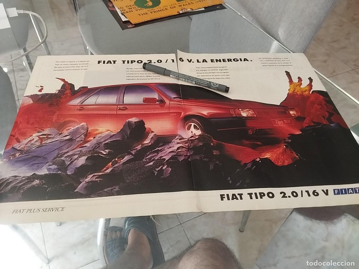 Coches y motocicletas: COCHE FIAT TIPO 2.0 16V ANUNCIO PUBLICIDAD REVISTA 1991 BONITO PARA ENMARCAR