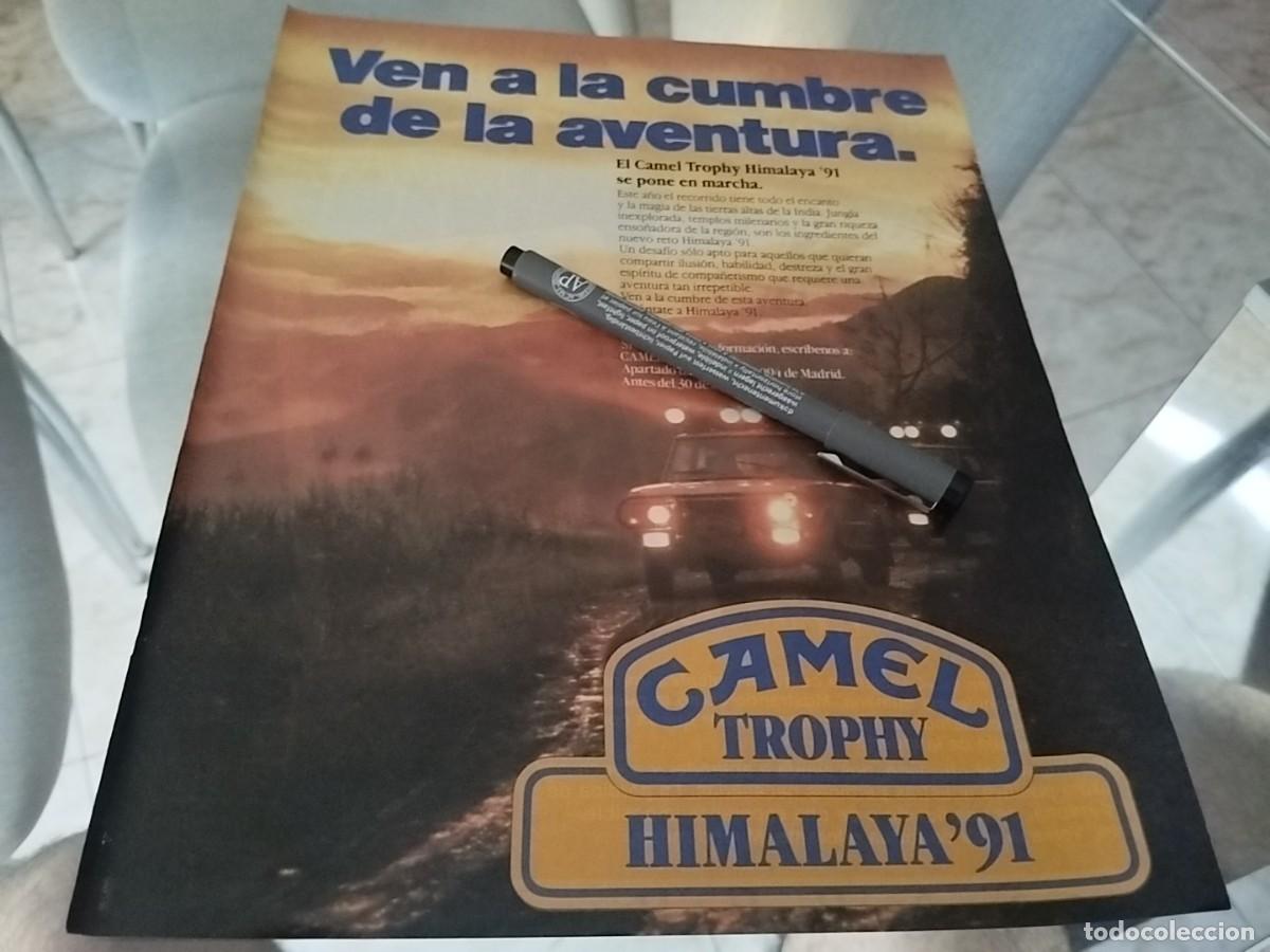 Coches y motocicletas: CAMEL TROPHY HIMALAYA 91 ANUNCIO PUBLICIDAD REVISTA 1990 BONITO PARA ENMARCAR