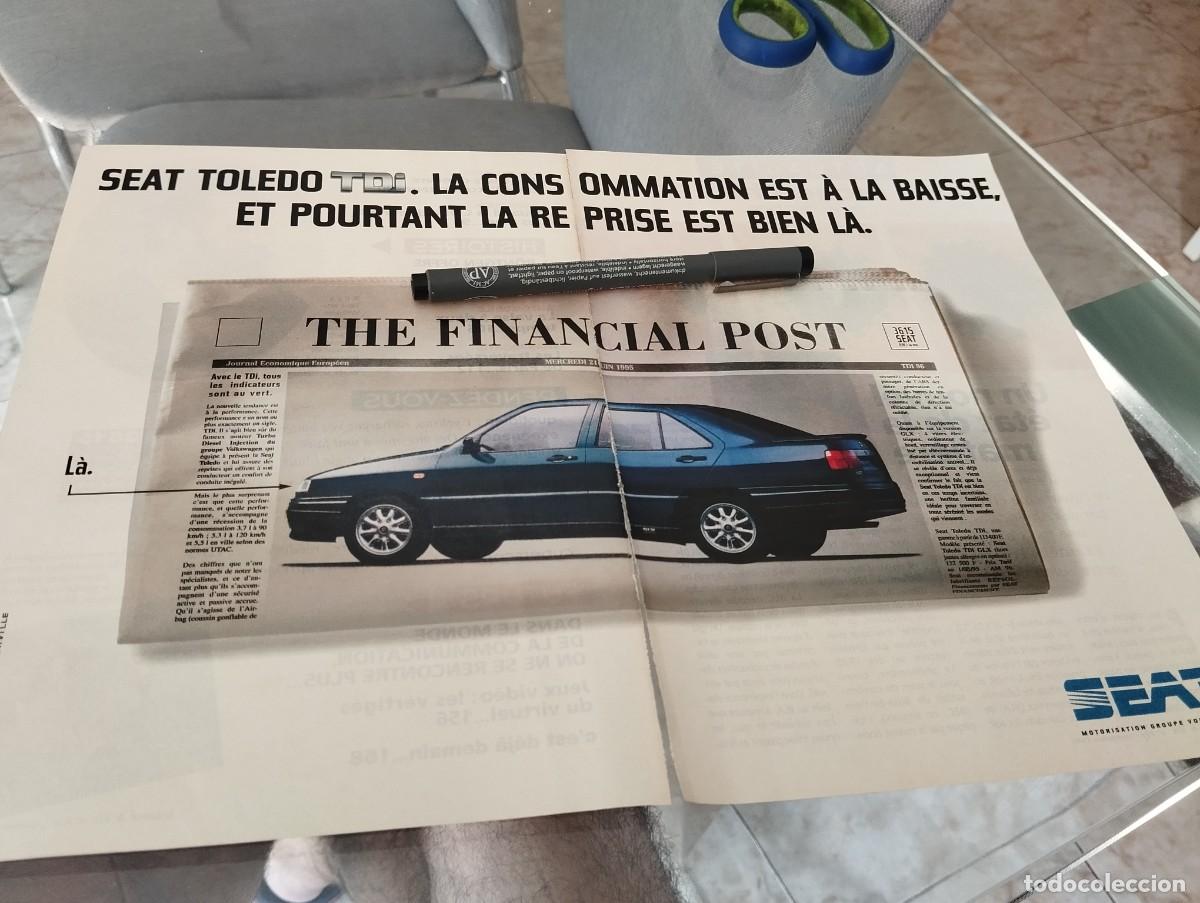 Coches y motocicletas: COCHE SEAT TOLEDO TDi ANUNCIO PUBLICIDAD REVISTA FRANCESA 1995 BINITO PARA ENMARCAR