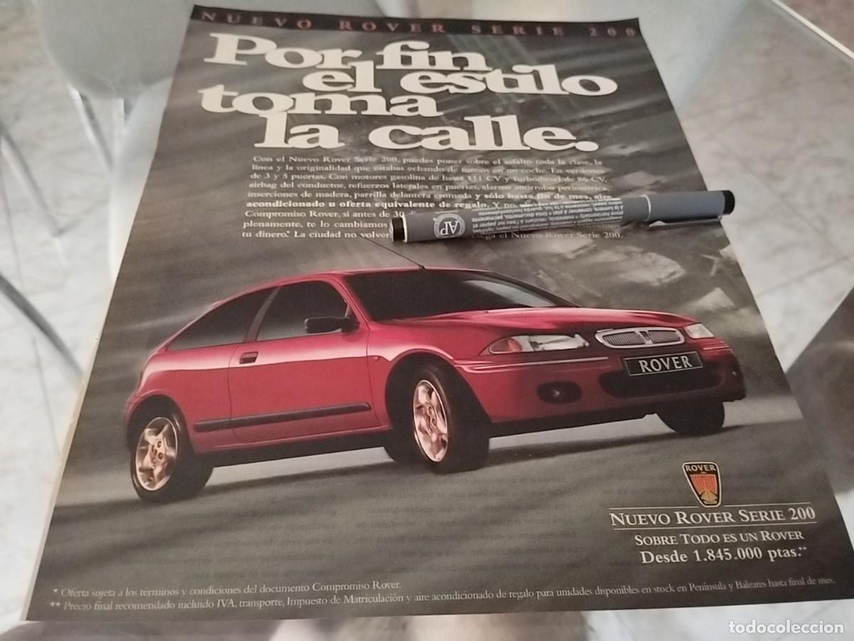 Coches y motocicletas: COCHE ROVER SERIE 200 ANUNCIO PUBLICIDAD REVISTA 1996
