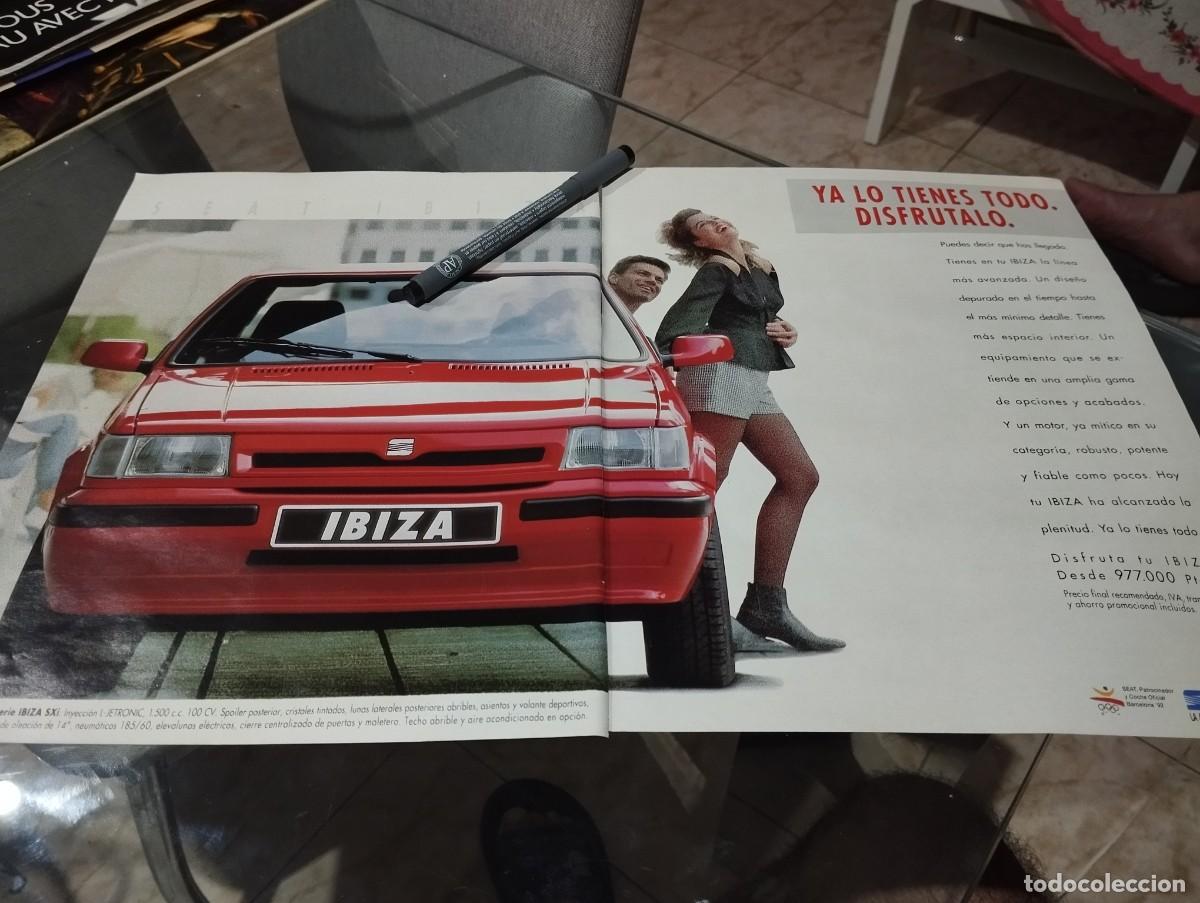 Coches y motocicletas: COCHE SEAT IBIZA SXi ANUNCIO PUBLICIDAD REVISTA 1991 BONITO PARA ENMARCAR