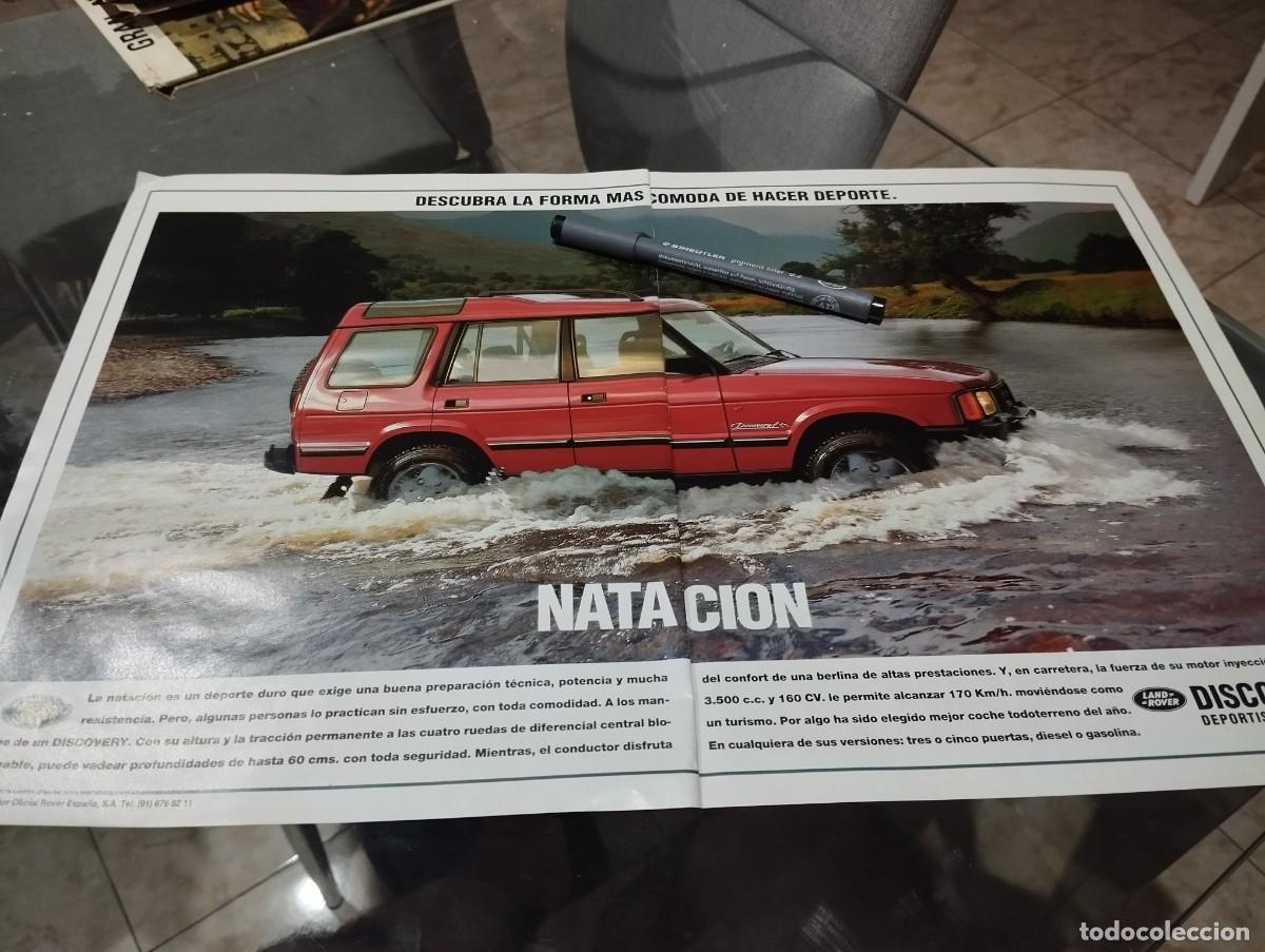 Coches y motocicletas: LAND ROVER DISCOVERY ANUNCIO PUBLICIDAD REVISTA 1991 BONITO PARA ENMARCAR