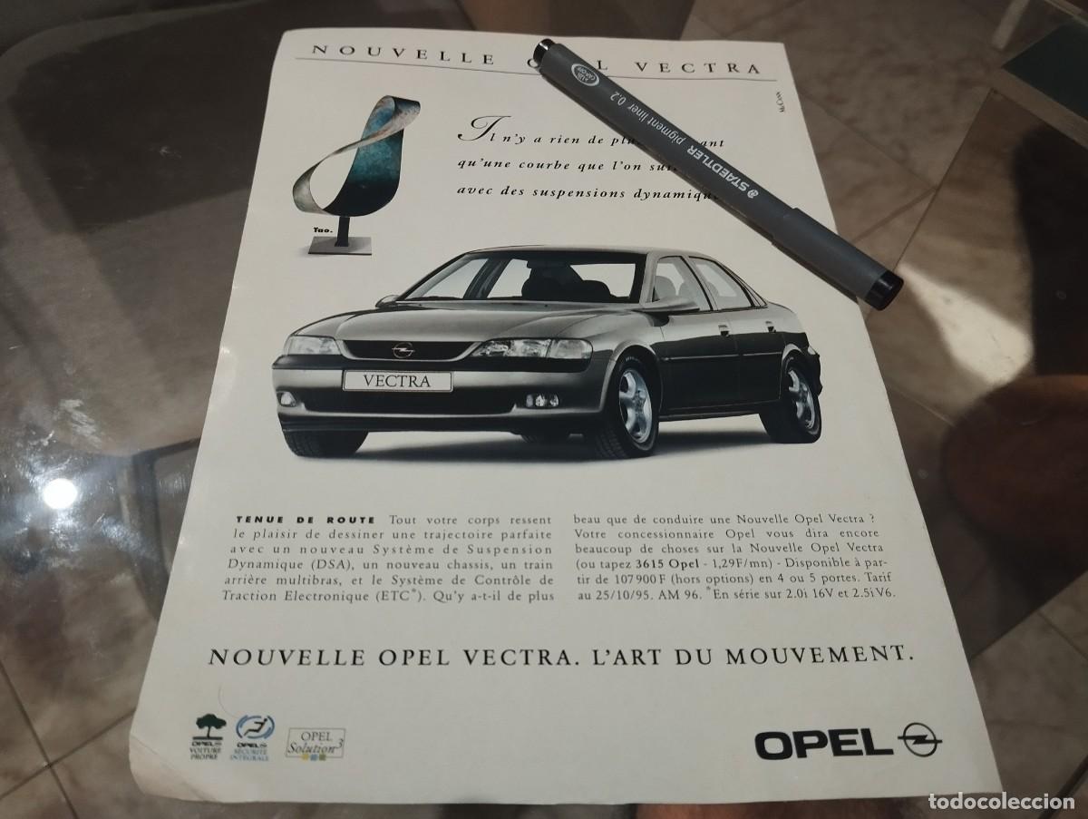 Coches y motocicletas: COCHE OPEL VECTRA ANUNCIO PUBLICIDAD REVISTA FRANCESA 1996