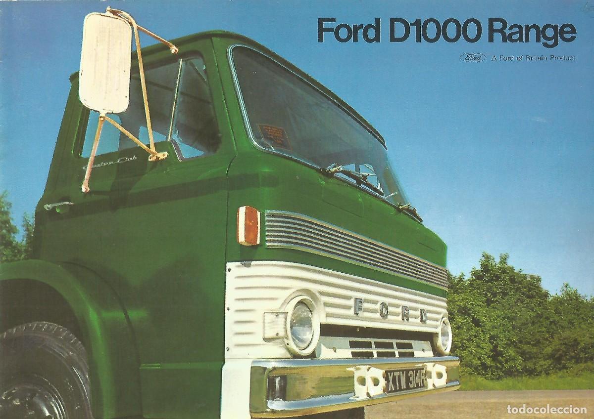 Coches y motocicletas: Ford Cami&oacute;n D1000 Range cat&aacute;logo 22 p&aacute;ginas + 12 p&aacute;ginas especificaciones 1969 en ingl&eacute;s