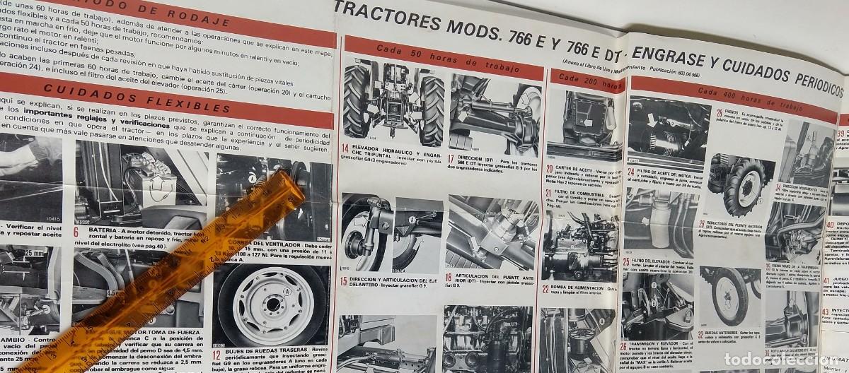 Coches y motocicletas: FiatTrattori - TRACTORES FIAT - Desplegable gran formato - Engrase y Cuidados