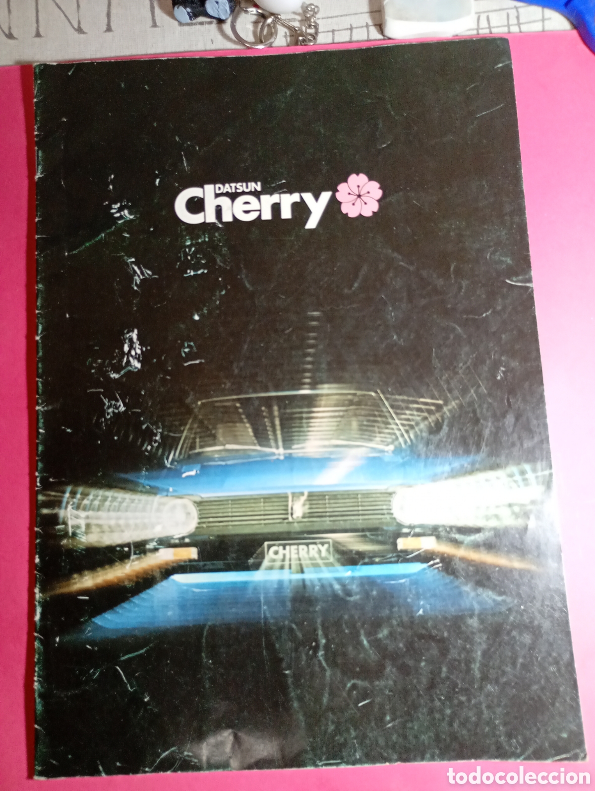 Coches y motocicletas: DATSUN CHERRY EUROPE CAT&Aacute;LOGO CON DATOS T&Eacute;CNICOS 1971 1986 texto franc&eacute;s