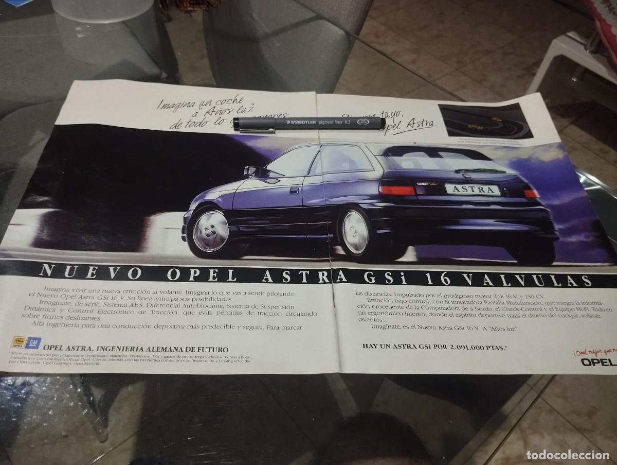 Coches y motocicletas: COCHE OPEL ASTRA GSI 16V ANUNCIO PUBLICIDAD REVISTA 1992 BONITO PARA ENMARCAR