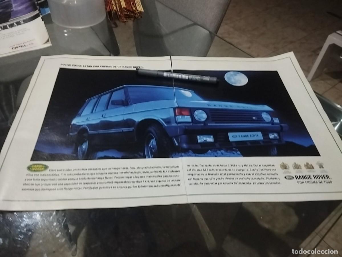 Coches y motocicletas: RANGE ROVER ANUNCIO PUBLICIDAD REVISTA 1992 BONITO PARA ENMARCAR
