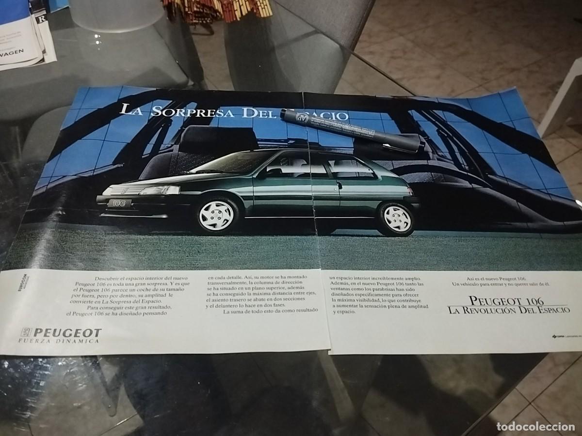 Coches y motocicletas: COCHE PEUGEOT 106 ANUNCIO PUBLICIDAD REVISTA 1992 BONITO PARA ENMARCAR