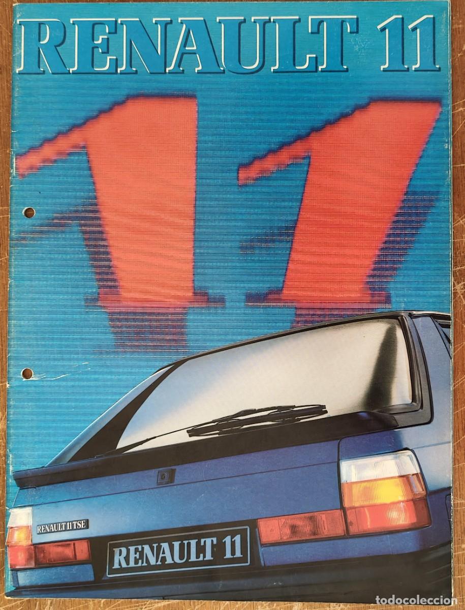 Coches y motocicletas: Cat&aacute;logo Renault 11. 1983. En espa&ntilde;ol *